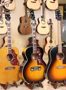 易普锋Epiphone Masterbilt J45/J200/蜂鸟/12弦电箱木吉他