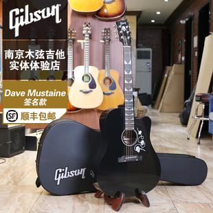 Gibson吉普森 Dave Mustaine 签名款民谣电箱吉他