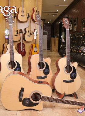 Saga sf700 800 GS700萨伽初学入门男女学生新手面单民谣吉他电箱