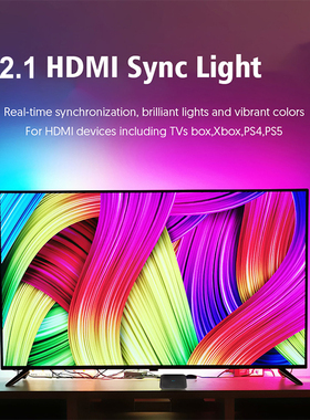 Smart LED HDMI 2.1 Sync ambient Backlight TV Strip Lights