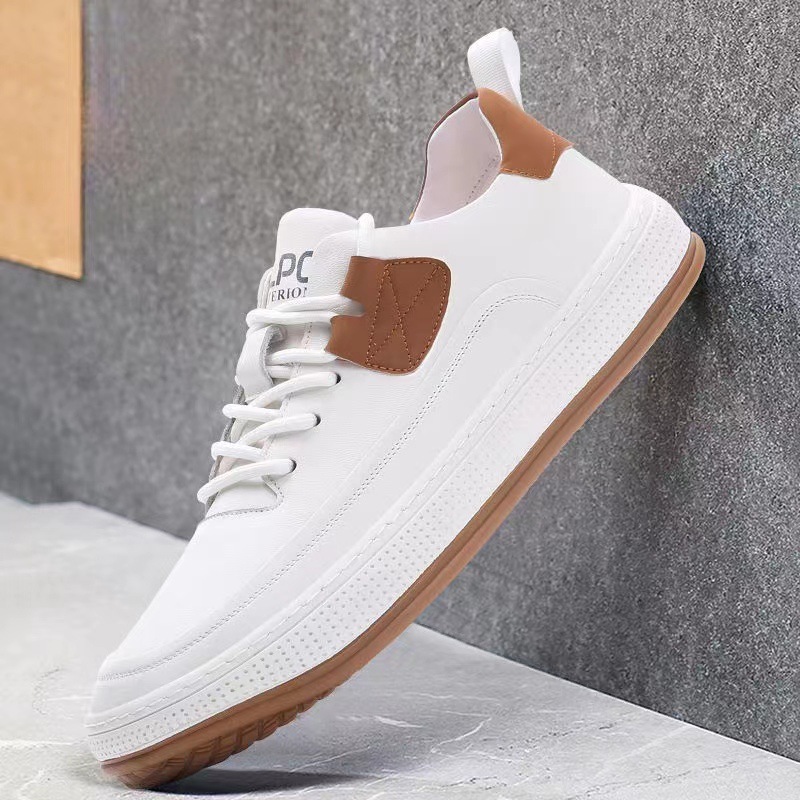 新款男士个性手工缝制鞋休闲鞋网红百搭板鞋韩版潮流单鞋男鞋