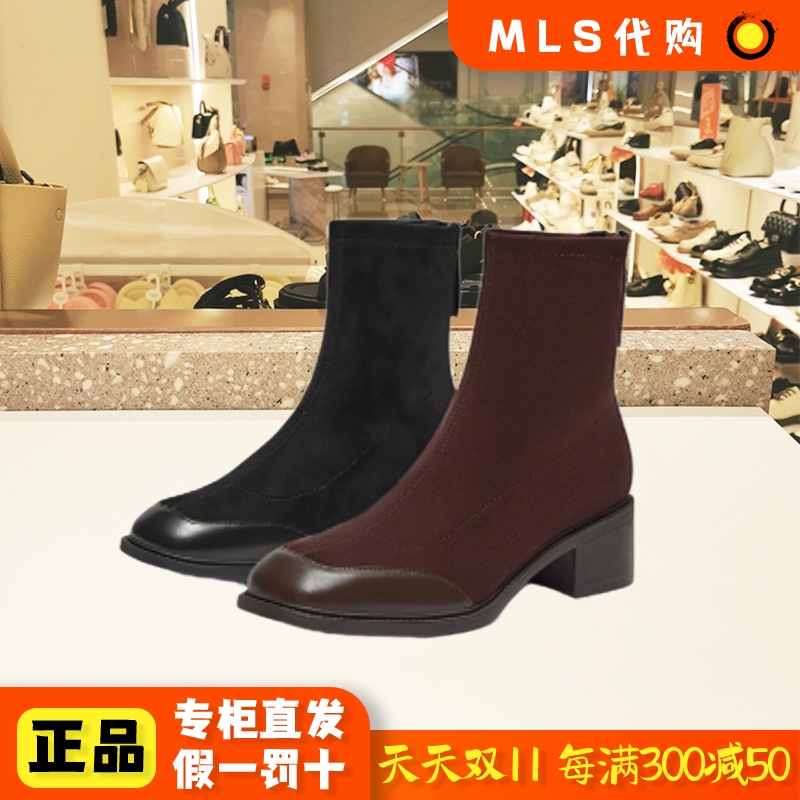 拔佳时装靴女2025冬商场新款