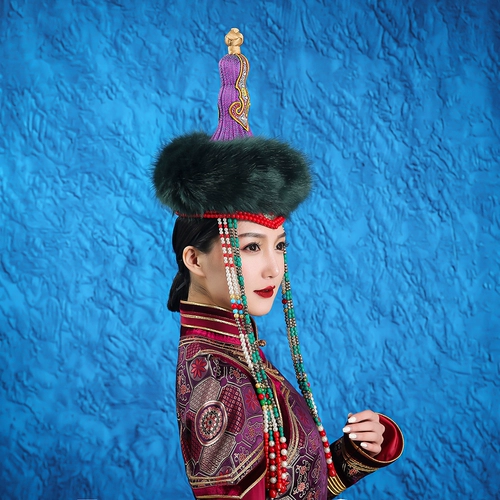 Монгольская женская шляпа династия династия Юань