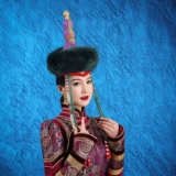 Монгольская женская шляпа династия династия Юань