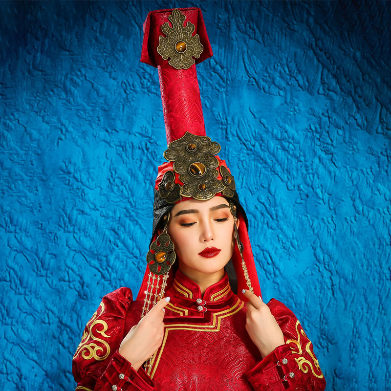 蒙古族帽子少数民族风复古造型头饰异域风情旅拍额饰婚礼新娘帽子,女装/女士精品,民族服装/舞台装,淘宝优惠券,粉丝福利购,淘宝优惠卷