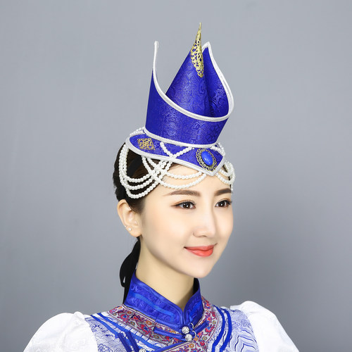 蒙古帽子女士少数民族舞蹈