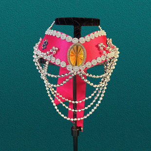 蒙古族顶碗舞头饰民族风舞蹈帽子带碗托架子可调节儿童成人演出