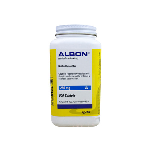 美国辉瑞 Pfizer Albon犬猫驱球虫药及治疗肠炎 便血 250mg/粒