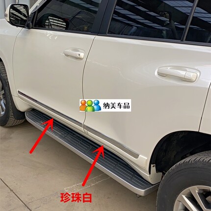 适用于10-23款丰田霸道改装车门装饰条普拉多防擦条防撞门边亮条