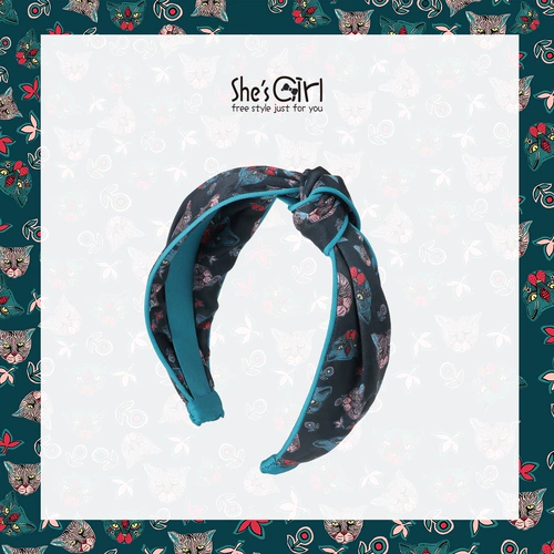 Shesgirls, аксессуары для волос Qianzi, Meow Fun Time, оригинальная личность кошачья цветочная одежда