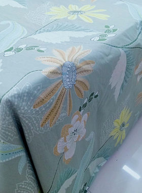 全棉斜纹特价印花布料 定做床单被套枕套等床品单件四件套