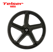 五刀轮碳纤维开口五刀轮组死飞公路五刀轮刀圈自行车封闭轮减震