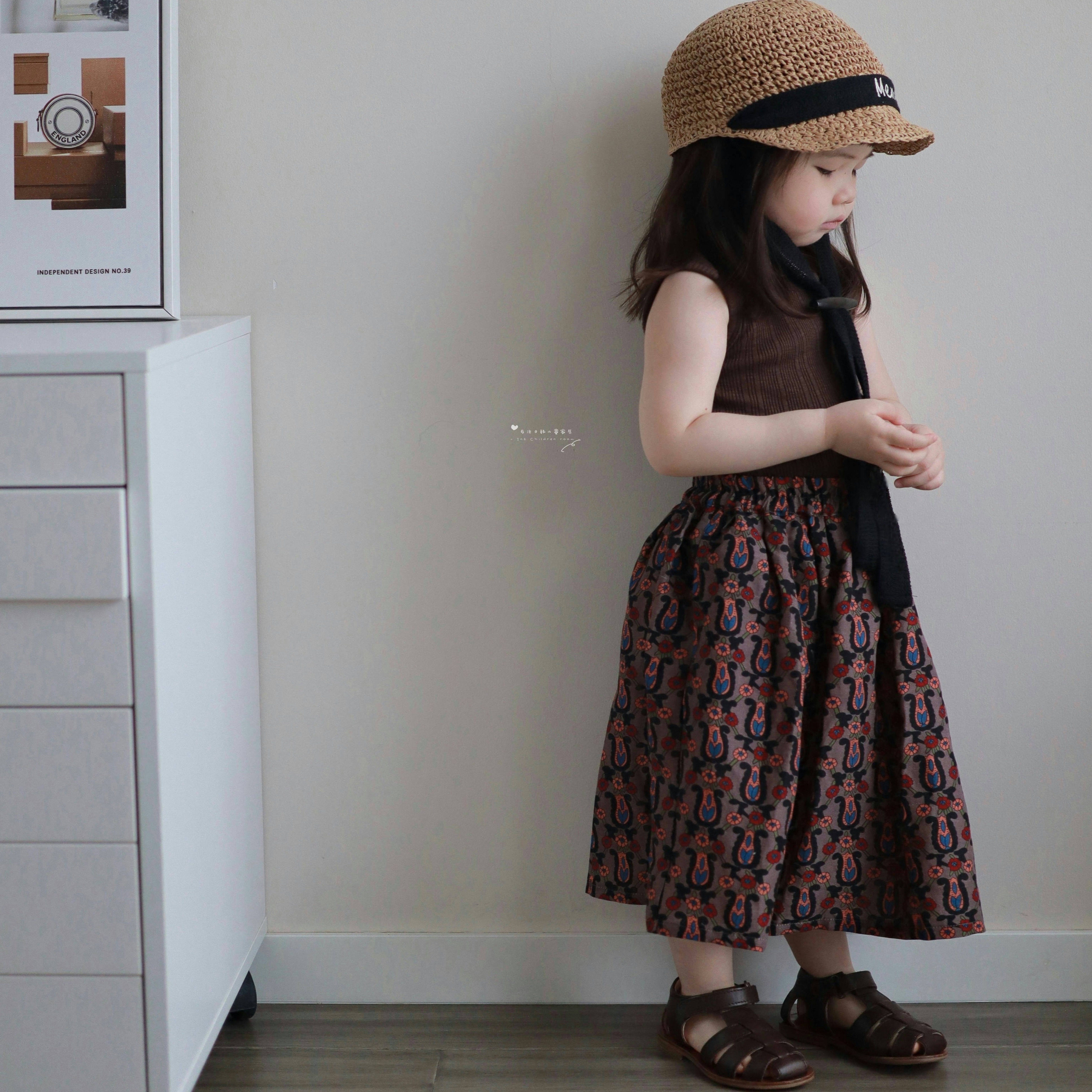 春夏新款可定制姓名儿童马术帽草编帽户外男女宝宝防晒透气遮阳帽