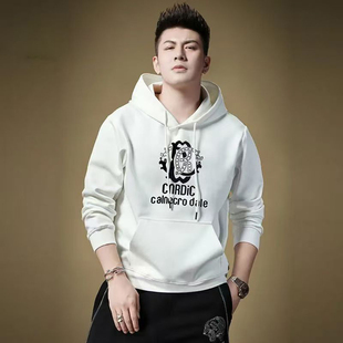欧货潮牌2025新款秋冬男士卫衣连帽高端秋装外套男款帽衫休闲上衣