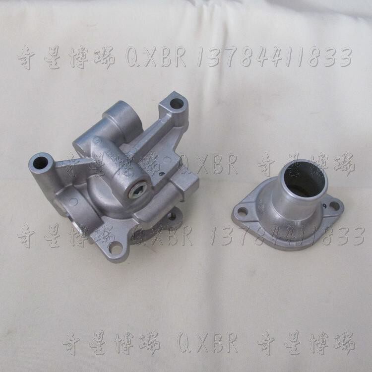 适用黄海挑战者傲龙旗胜节温器底座双环来宝节温器底座节温器盖
