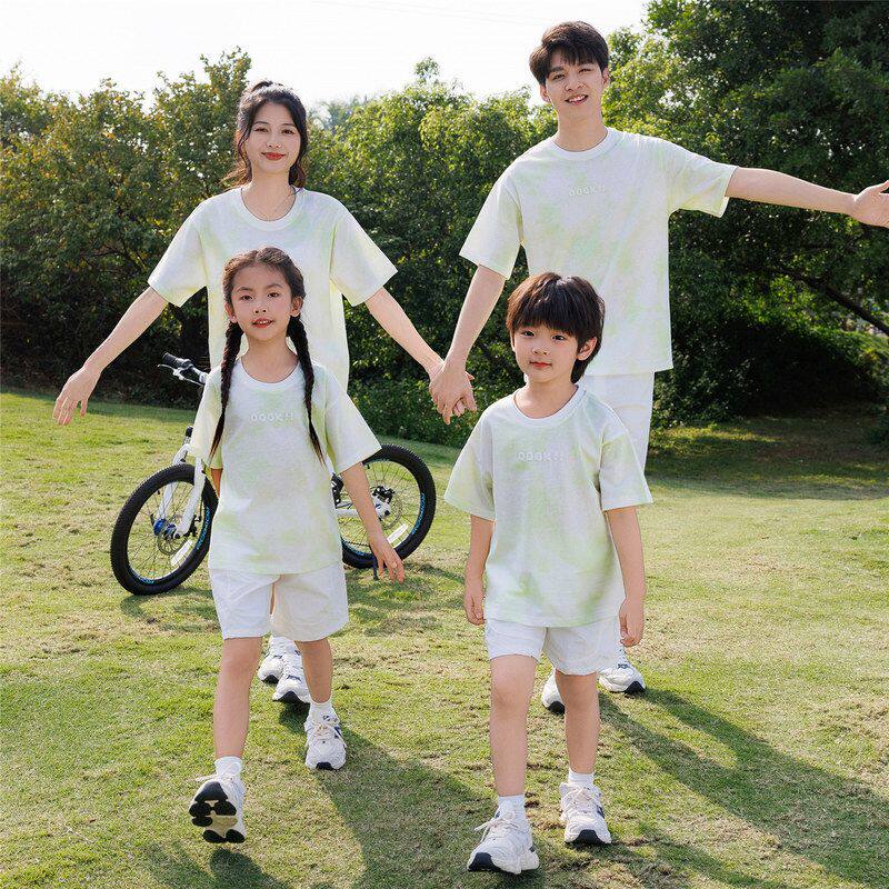夏季速干亲子短袖运动套装