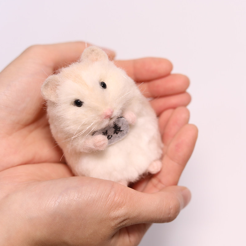 御姐羊毛毡仿真宠物仓鼠来图定制纪念礼物戳戳乐成品diy仓鼠玩偶,居家布艺,缝纫DIY材料套装,淘宝优惠券,粉丝福利购,淘宝优惠卷