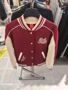 安踏好事发生新年款棒球服女2026春季撞色针织潮流外套162618703S