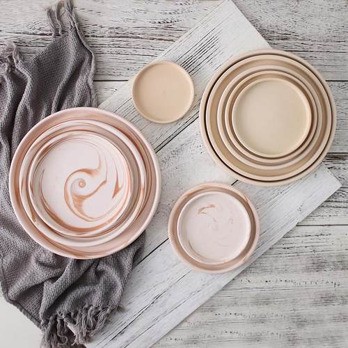 树脂花盆托盘配套底简约家用