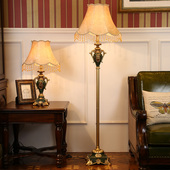 复古艺术宫廷古典卧室书房地台灯 奢华欧式 美式 客厅落地灯创意时尚