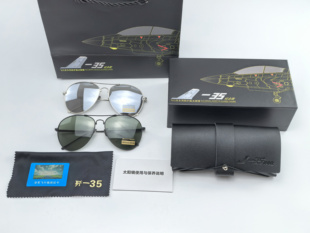 2026新款歼35款飞行员眼镜男款偏光镜防紫外线墨镜太阳镜