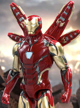 中动漫威复仇者联盟钢铁侠MK85玩具手办可动人偶男孩正版公仔模型