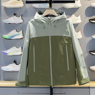 李宁冲锋衣2025新款CF溯万龙甲男女宽松防泼水连帽外套AEMV033