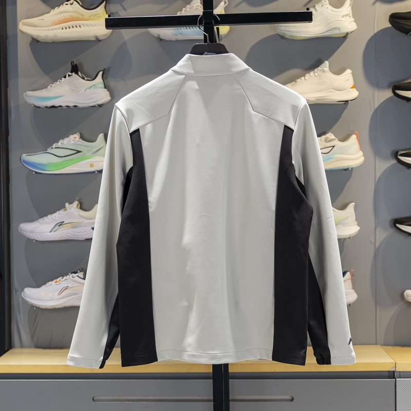 李宁男子立领针织运动外套