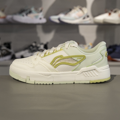 李宁板鞋女子2025夏季新款COMMOM 80s舒适软弹经典休闲鞋AGCV052