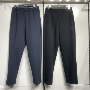 针织直筒运动长裤 跑步训练系列男时尚 AKLV061 2025春新款 李宁卫裤