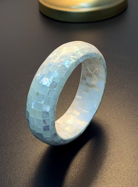 贝壳手镯手工复古风白色手环小众配饰BRGlc 0316