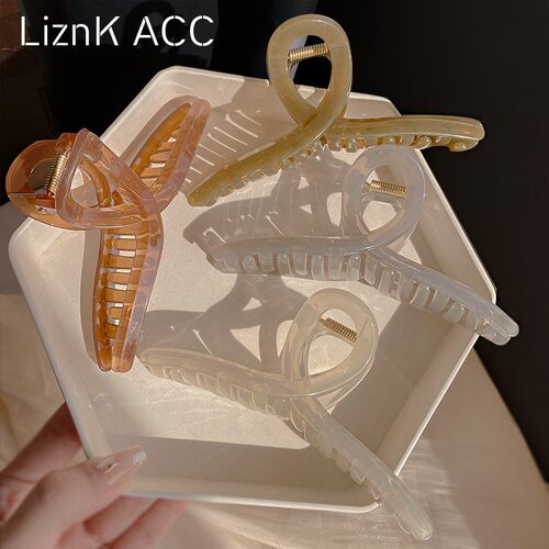 liznk发夹亚克力日韩小众时尚