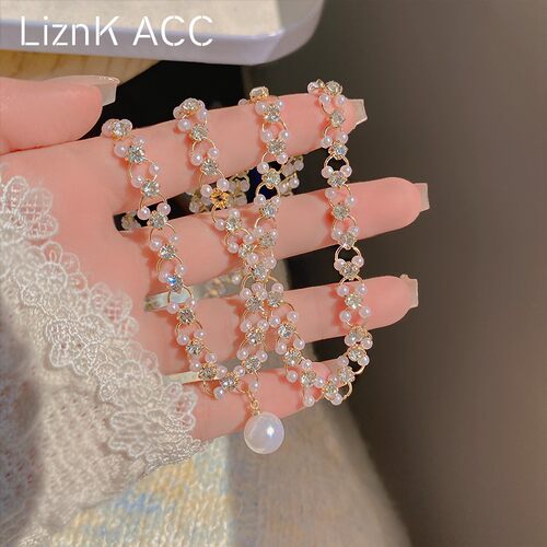 liznk珍珠合金女小众时尚
