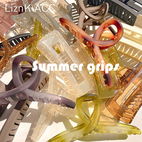 liznk抓夹亚克力发饰小众时尚