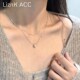 双层叠戴珍珠项链女2025新款 小众轻奢高级感锁骨链气质简约颈链