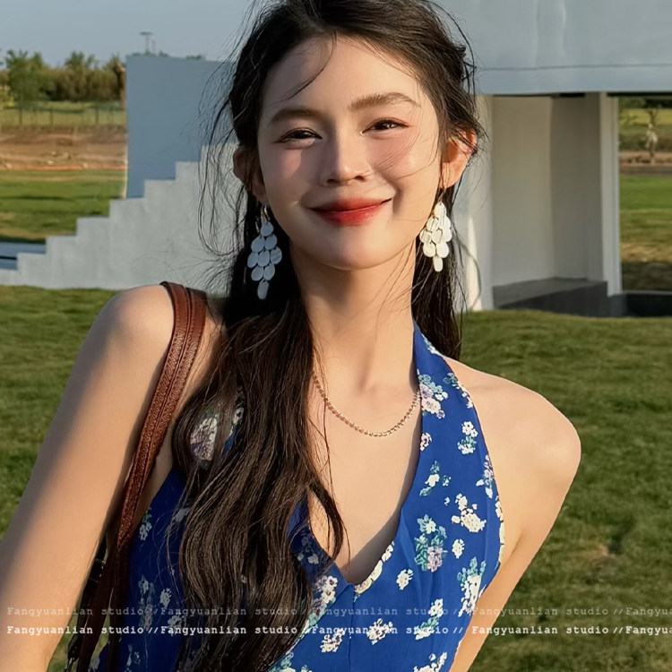 清冷白月光 白色仿贝壳夸张耳环女轻奢高级感耳饰小众设计感耳坠