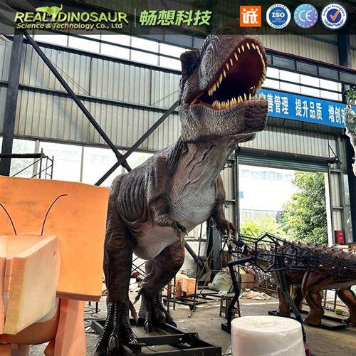 大型仿真恐龙霸王龙模型逼真电动恐龙硅胶软体商场景区展览