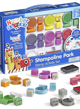 美国探索numberblocks 数字积木联名款印章儿童hand2mind益智玩具