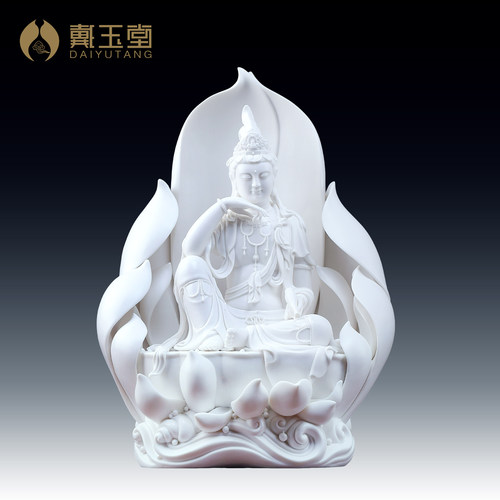 陶瓷观世音菩萨客厅艺术收藏摆件