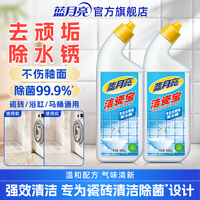 蓝月亮地板瓷砖清洗剂500g瓶