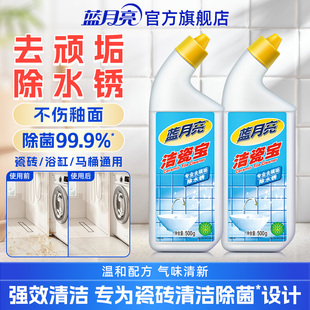 蓝月亮洁瓷宝500g 2瓶地板瓷砖清洗剂瓷砖清洁剂强力去污去黄官网