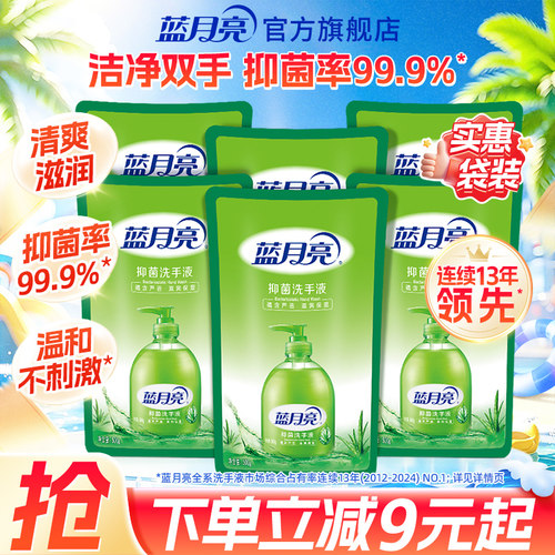 蓝月亮抑菌洗手液补充装500g