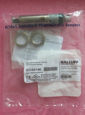 全新原装正品BALLUFF BOS0146 BOS 18MR-PA-LR10-S4 现货