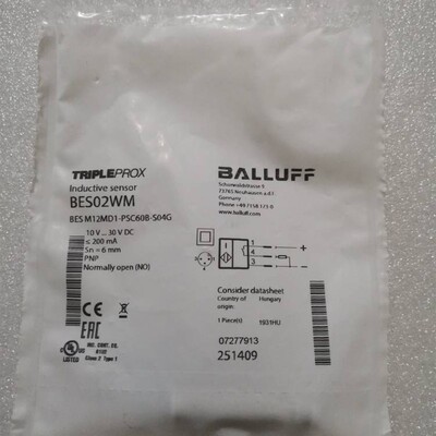 全新原装BALLUFF感应器 BES02WM BES M12MD1-PSC60B-S04G