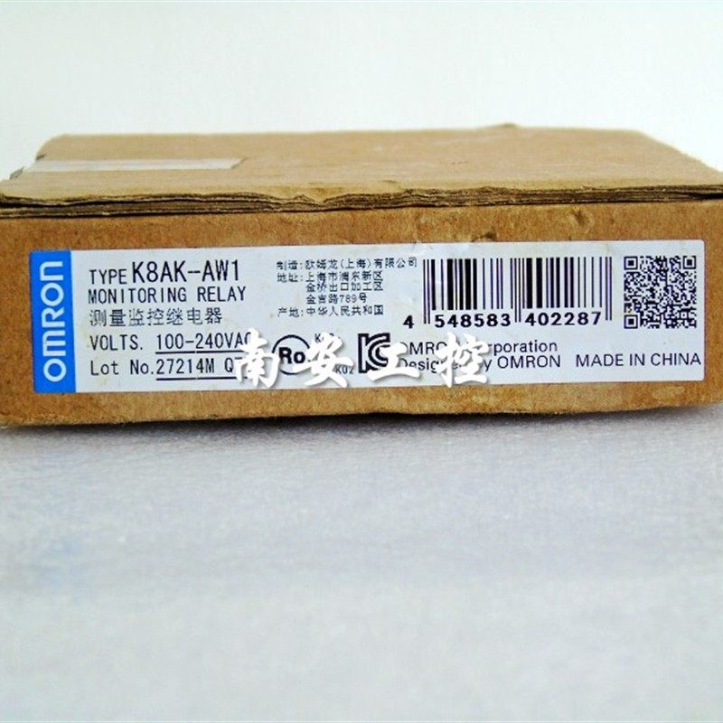 K8AK-AW1 100-240VAC监控继电器全新