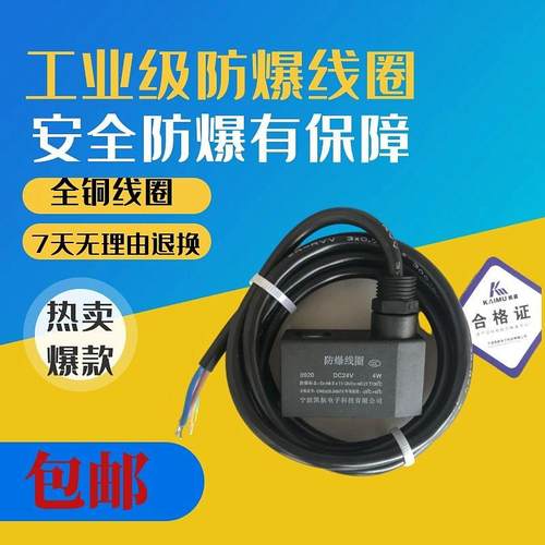 全铜新款上市防爆线圈092024V4WEXMBIIT4AC220V内孔9用4V2103V21