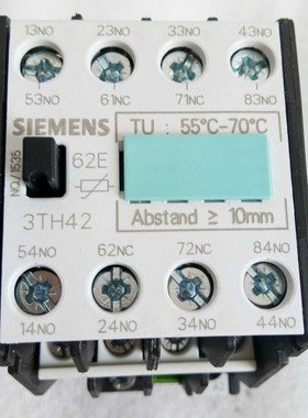 3TH42 62E 80E 44E 53E 110VDC 3TH4262/4280-0LF4 中间继电器