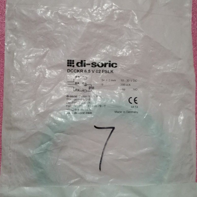 全新原装di-soric DCCKR 6.5 V 02 PSLK 现货
