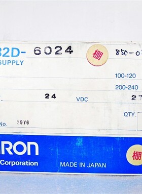 电源开关电源 S82D-6024 全新原装 不是翻新