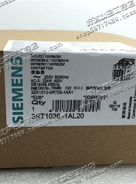 《100%原装进口》3RT1036-1A..0接触器 3RT1036-1AL20 现货